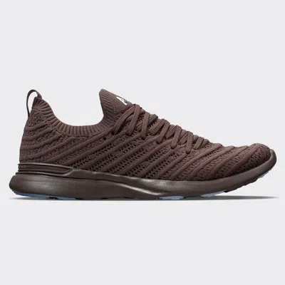 Apl Athletic Propulsion Labs Techloom Wave Sneakers In Chocolate/ivory