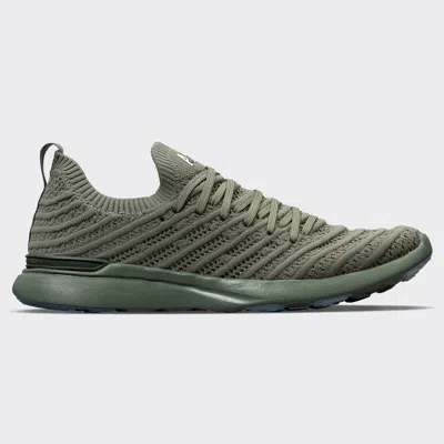 Apl Athletic Propulsion Labs Techloom Wave Sneakers In Fatigue/ivory