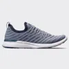 Apl Athletic Propulsion Labs Techloom Wave Sneakers In Slate/navy/ribbed