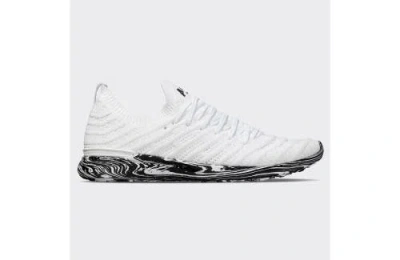 Apl Athletic Propulsion Labs Techloom Wave Sneakers In White/black/marble