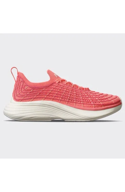 Apl Athletic Propulsion Labs Techloom Zipline Guava Parade Desert Sand Sneaker In Multi