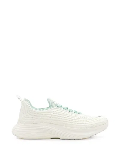 Apl Athletic Propulsion Labs Techloom Zipline Ribbed Knit Sneakers In White
