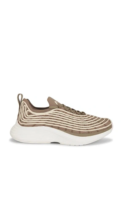 Apl Athletic Propulsion Labs Techloom Zipline Sneaker In Cobblestone  Campus & Ivory