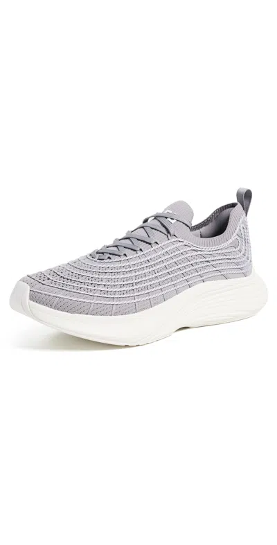 Apl Athletic Propulsion Labs Techloom Zipline Sneakers Cement/ivory/pixel In Pattern