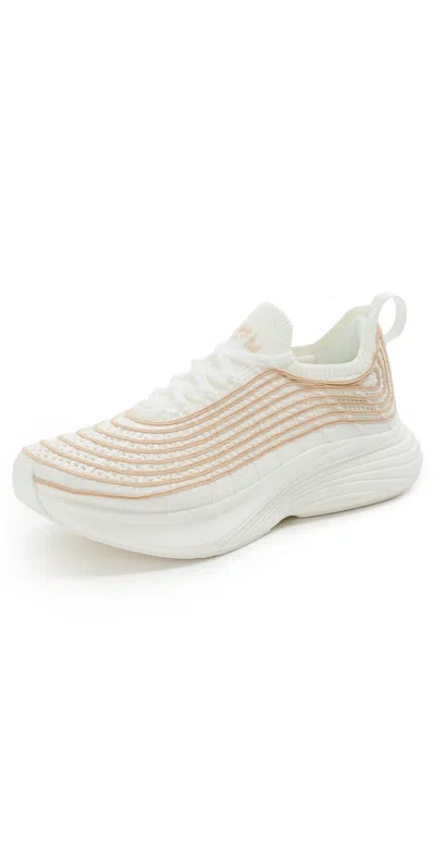Apl Athletic Propulsion Labs Techloom Zipline Sneakers Ivory/camel