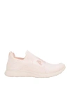 Apl Athletic Propulsion Labs Woman Sneakers Light Pink Size 7.5 Textile Fibers In Pink