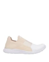 Apl Athletic Propulsion Labs Woman Sneakers Off White Size 8 Textile Fibers