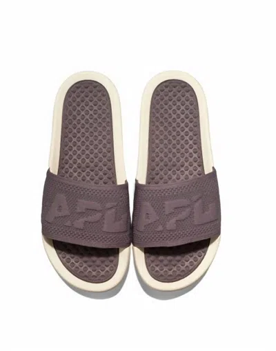 Apl Athletic Propulsion Labs Women's Big Logo Techloom Slide In Asteroid/pristine In Multi