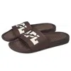 Apl Athletic Propulsion Labs Women's Big Logo Techloom Slide In Chocolate/pristine In Multi