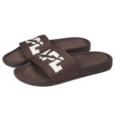 Apl Athletic Propulsion Labs Women's Big Logo Techloom Slide In Chocolate/pristine In Multi