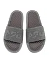 Apl Athletic Propulsion Labs Women's Big Logo Techloom Slide In Cosmic Grey In Multi