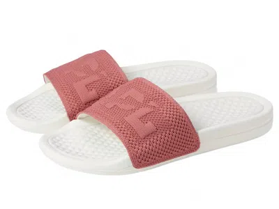 Apl Athletic Propulsion Labs Women's Big Logo Techloom Slide In Ivory/cedar In Multi