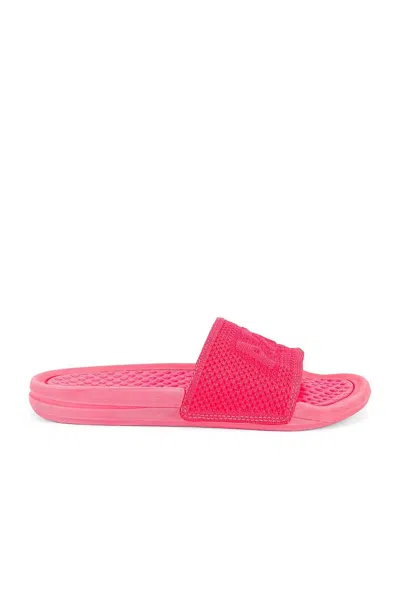 Apl Athletic Propulsion Labs Women's Big Logo Techloom Slide In Magenta In Pink