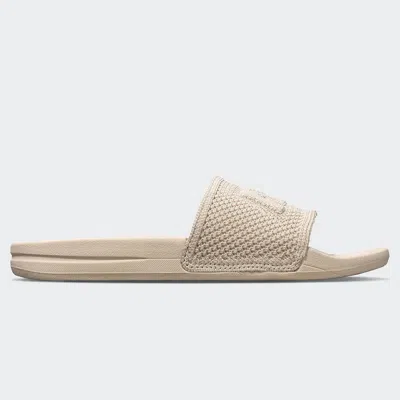 Apl Athletic Propulsion Labs Women's Big Logo Techloom Slide In Parchment In Sand