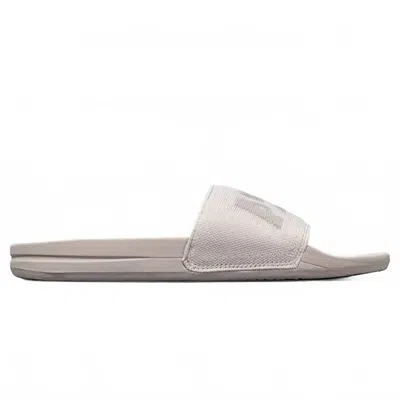 Apl Athletic Propulsion Labs Women's Big Logo Techloom Slide Sandal In Clay/tundra In Gray