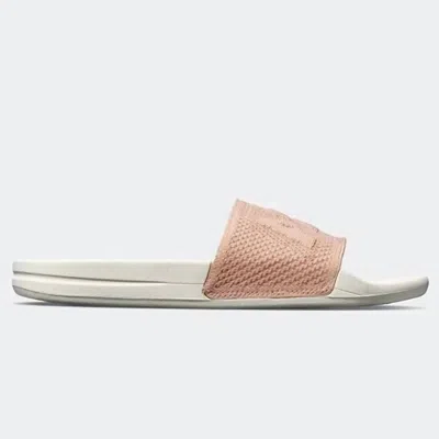 Apl Athletic Propulsion Labs Women's Big Logo Techloom Slide Sandal In Ivory/blush In Pink