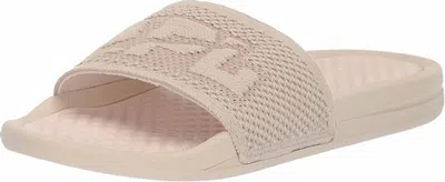 Apl Athletic Propulsion Labs Women's Big Logo Techloom Slide Sandal In Parchment In Neutral