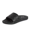 Apl Athletic Propulsion Labs Quilted Slide Sandals In Black