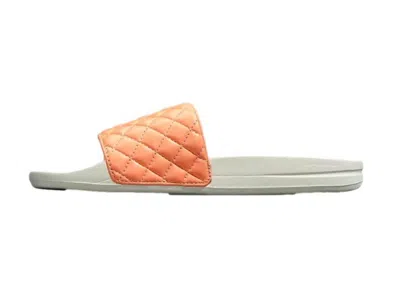 Apl Athletic Propulsion Labs Women's Lusso Slide In Neon Peach/ivory In Orange