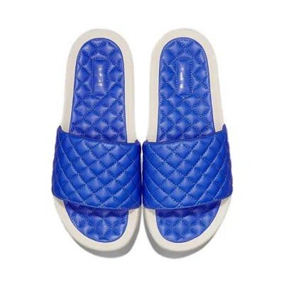 Apl Athletic Propulsion Labs Women's Lusso Slide Sandal In Cobalt/pristine In Blue