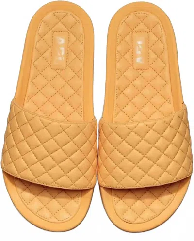Apl Athletic Propulsion Labs Women's Lusso Slide Sandal In Marigold In Yellow