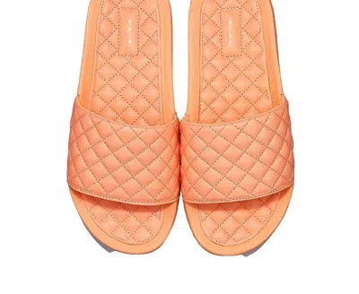 Apl Athletic Propulsion Labs Women's Lusso Slide Sandal In Neon Peach In Orange