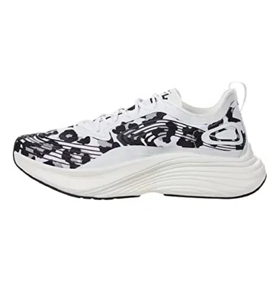 Apl Athletic Propulsion Labs Women's Streamline Running Shoes In White/black/leopard
