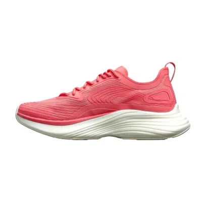 Apl Athletic Propulsion Labs Women's Streamline Shoes In Fire Coral/ivory In Red