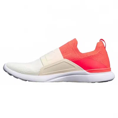 Apl Athletic Propulsion Labs Women's Techloom Bliss Shoe In Impulse Red/pristine/ivory In Multi