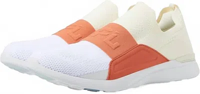 Apl Athletic Propulsion Labs Women's Techloom Bliss Shoe In Pristine/terracotta/white In Multi