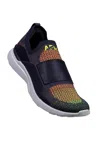 Apl Athletic Propulsion Labs Women's Techloom Bliss Shoes In Navy/molten/energy In Multi