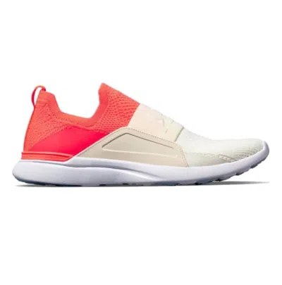 Apl Athletic Propulsion Labs Women's Techloom Bliss Sneaker In Impulse Red/pristine/ivory In Multi