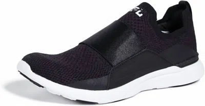 Apl Athletic Propulsion Labs Women's Techloom Bliss Sneakers In Black/black/white In Multi