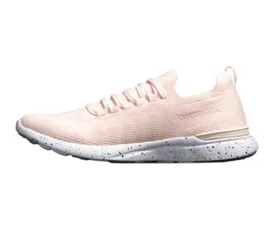 Apl Athletic Propulsion Labs Women's Techloom Breeze Shoe In Creme/vanilla/chocolate In Pink