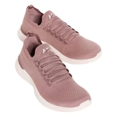 Apl Athletic Propulsion Labs Women's Techloom Breeze Sneaker In Beachwood/creme, Pink In Multi