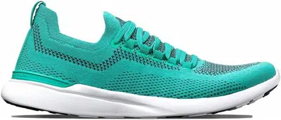 Apl Athletic Propulsion Labs Women's Techloom Breeze Sneaker In Green/midnight Jungle/white