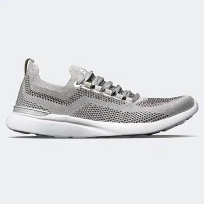 Apl Athletic Propulsion Labs Women's Techloom Breeze Sneaker In Silver/black/gold In Gray