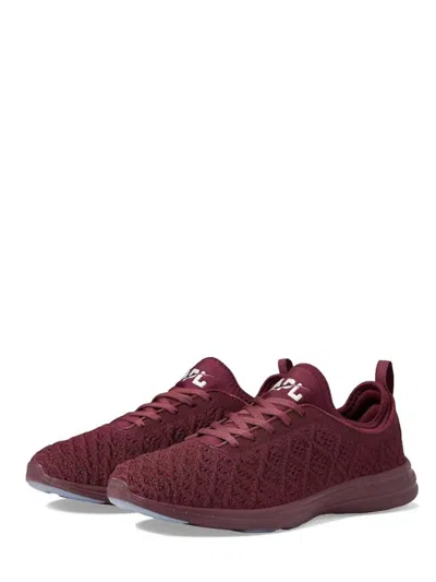 Apl Athletic Propulsion Labs Women's Techloom Phantom Running Shoes In Burgundy/creme In Multi