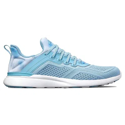 Apl Athletic Propulsion Labs Women's Techloom Tracer Shoe In Ice Blue/white/tie Dye