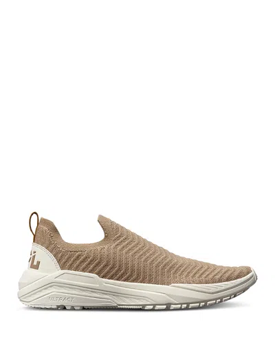 Apl Athletic Propulsion Labs Apl Techloom Traveler Slip-on Sneaker In Sandstone/ivory