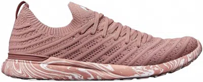 Apl Athletic Propulsion Labs Women's Techloom Wave Athletic Sneakers In Beachwood/white/marble In Pink