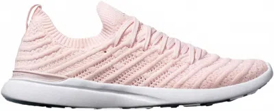Apl Athletic Propulsion Labs Women's Techloom Wave Athletic Sneakers In Bleached Pink/white/clear