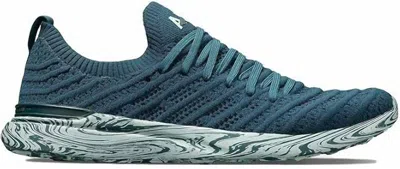 Apl Athletic Propulsion Labs Women's Techloom Wave Athletic Sneakers In Deep Emerald/peppermint/marble In Multi