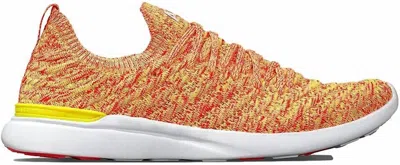 Apl Athletic Propulsion Labs Women's Techloom Wave Athletic Sneakers In Energy/magenta/melange In Orange