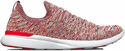 Apl Athletic Propulsion Labs Women's Techloom Wave Athletic Sneakers In Magenta/neon Peach/melange In Multi