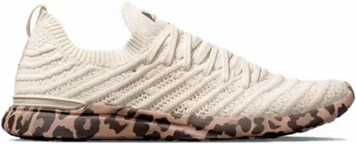 Apl Athletic Propulsion Labs Women's Techloom Wave Athletic Sneakers In Parchment/caramel/leopard In Multi
