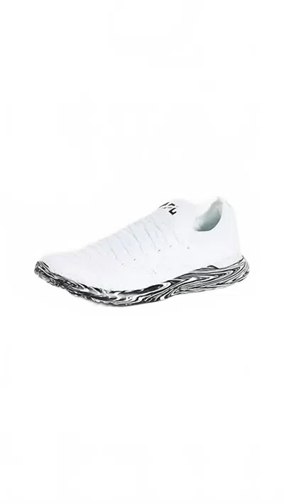 Apl Athletic Propulsion Labs Women's Techloom Wave Athletic Sneakers In White/black/marble