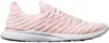 Apl Athletic Propulsion Labs Women's Techloom Wave Shoes In Pink/white/clear Bleached Pink/white/clear In Pink