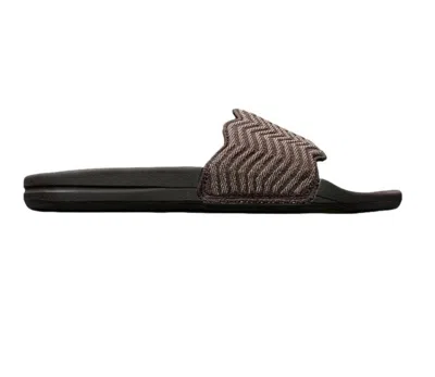Apl Athletic Propulsion Labs Women's Techloom Zigzag Slide In Chocolate/almond In Brown
