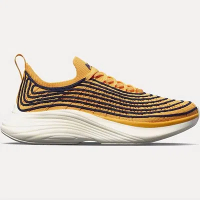 Apl Athletic Propulsion Labs Women's Techloom Zipline Running Sneaker In Mango/royal Navy/ivory In Multi
